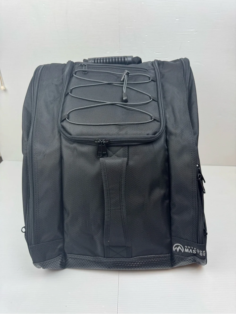 OutdoorMaster Ski Boot Bag Snowboard Backpack Travel Gear Helmet Storage Black